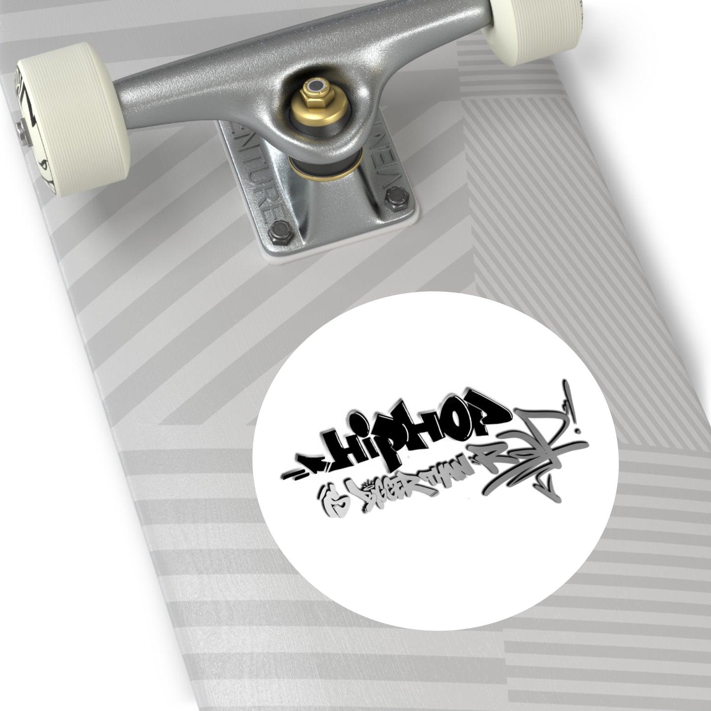 Hip Hop is Bigger than Rap! - Vinyl Sticker, Indoor\Outdoor