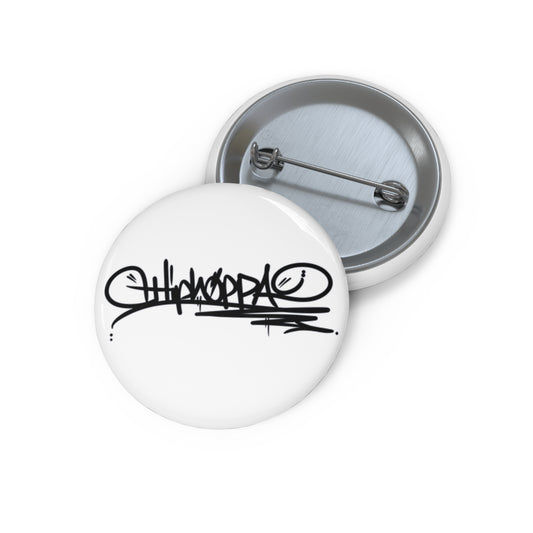 White with black Hiphoppa Tag™ Pin