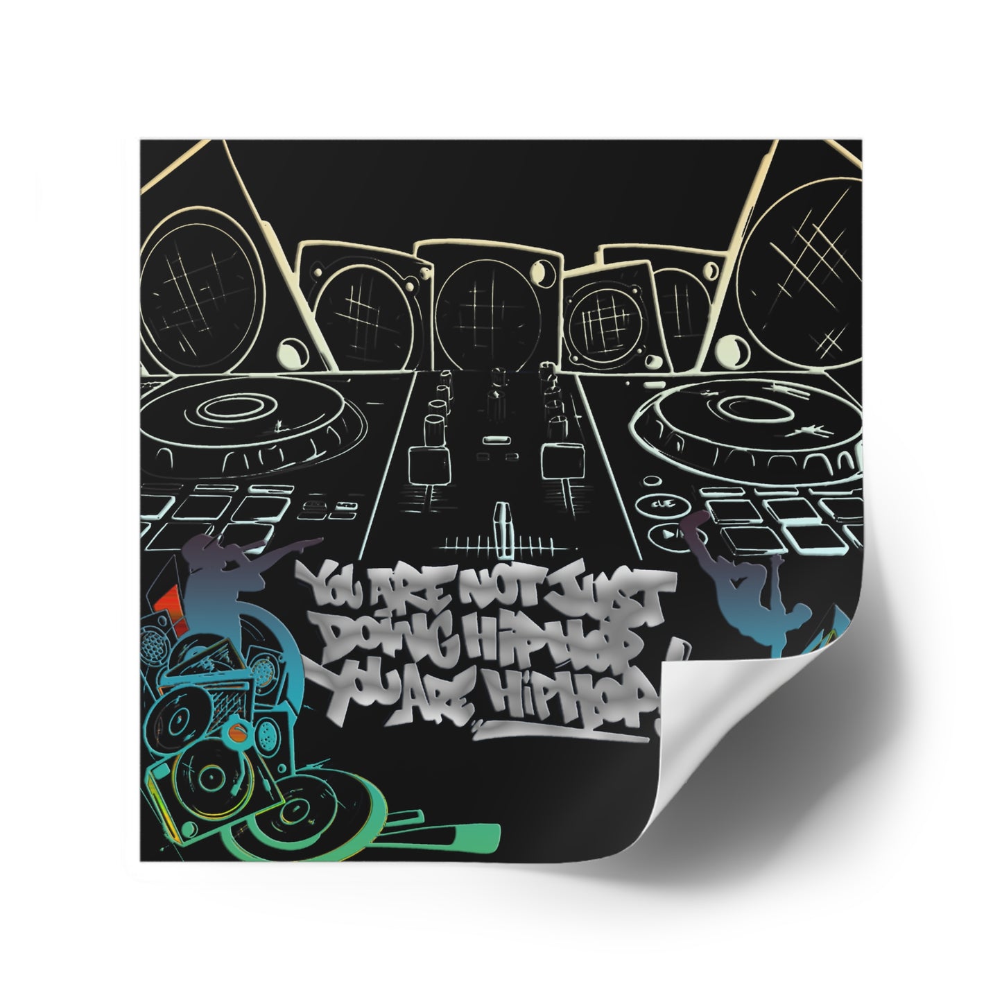 You are Hip Hop! Vinyl Stickers, Indoor\Outdoor