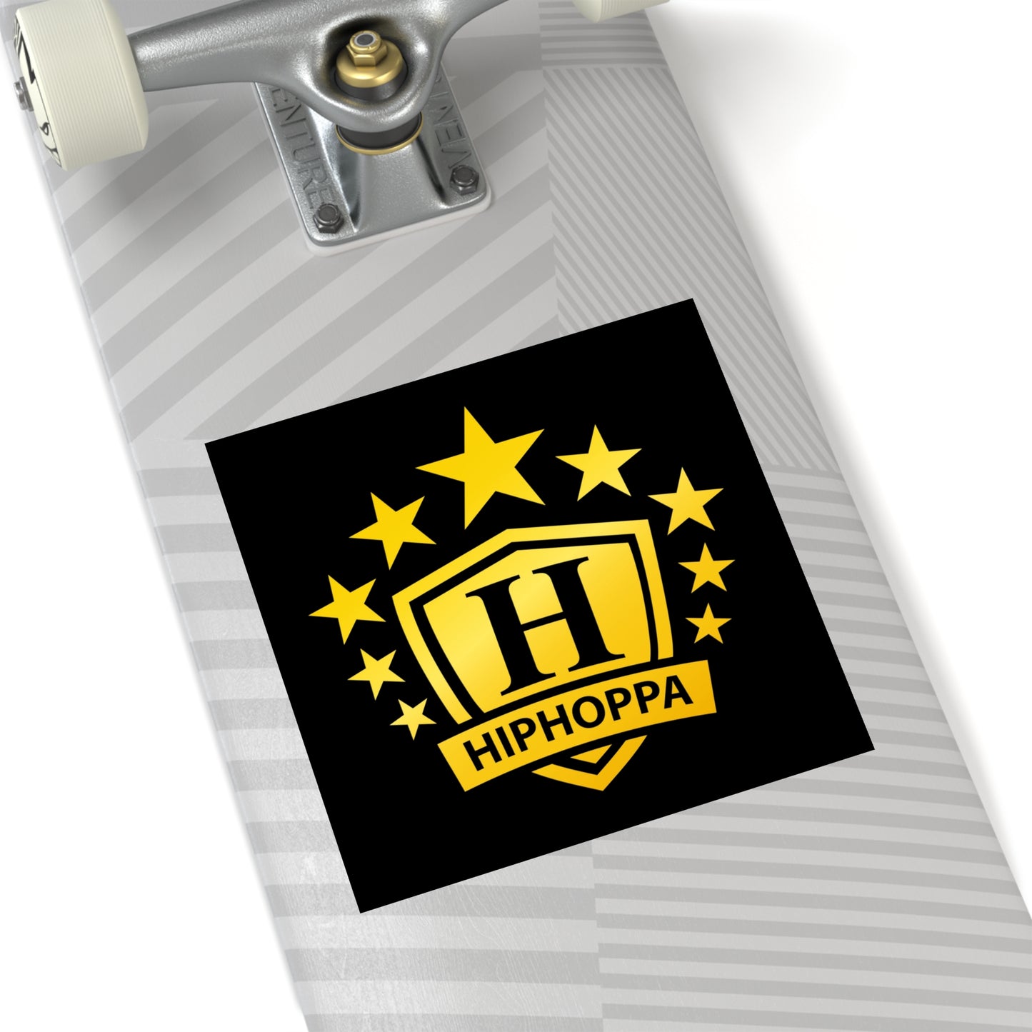 Square Hiphoppa Shield™ Vinyl Stickers, Indoor\Outdoor