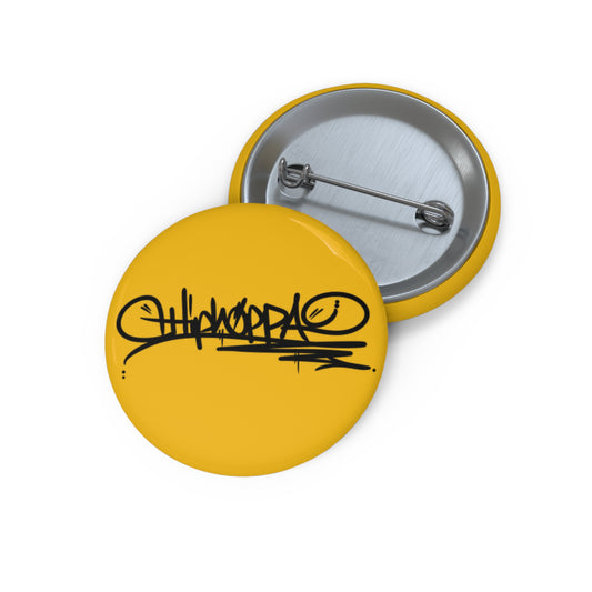 Gold with black, Hiphoppa Tag™ Pin