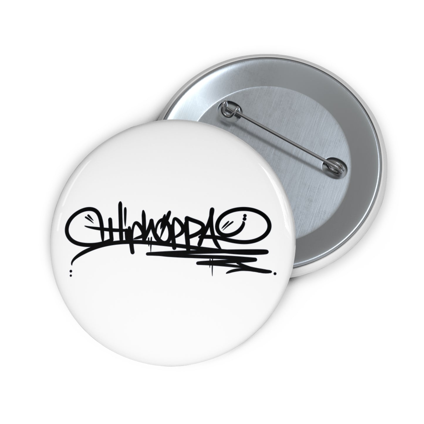 White with black Hiphoppa Tag™ Pin