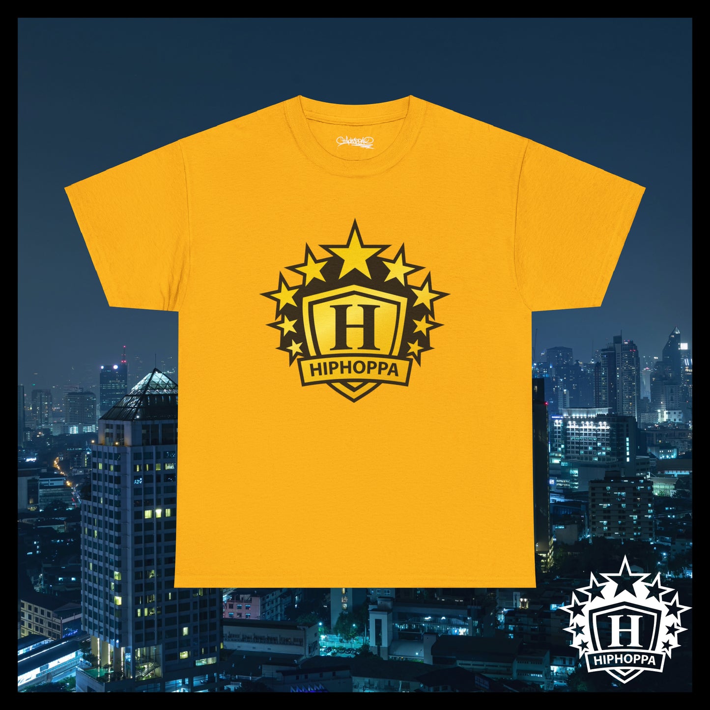 The Hiphoppa Shield™ Heavy Cotton Tee