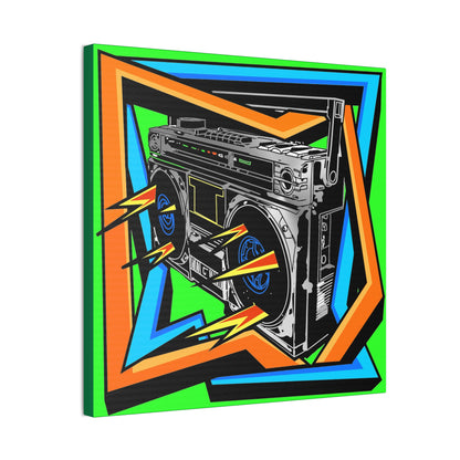 Boom Box - Canvas Stretched, 0.75"