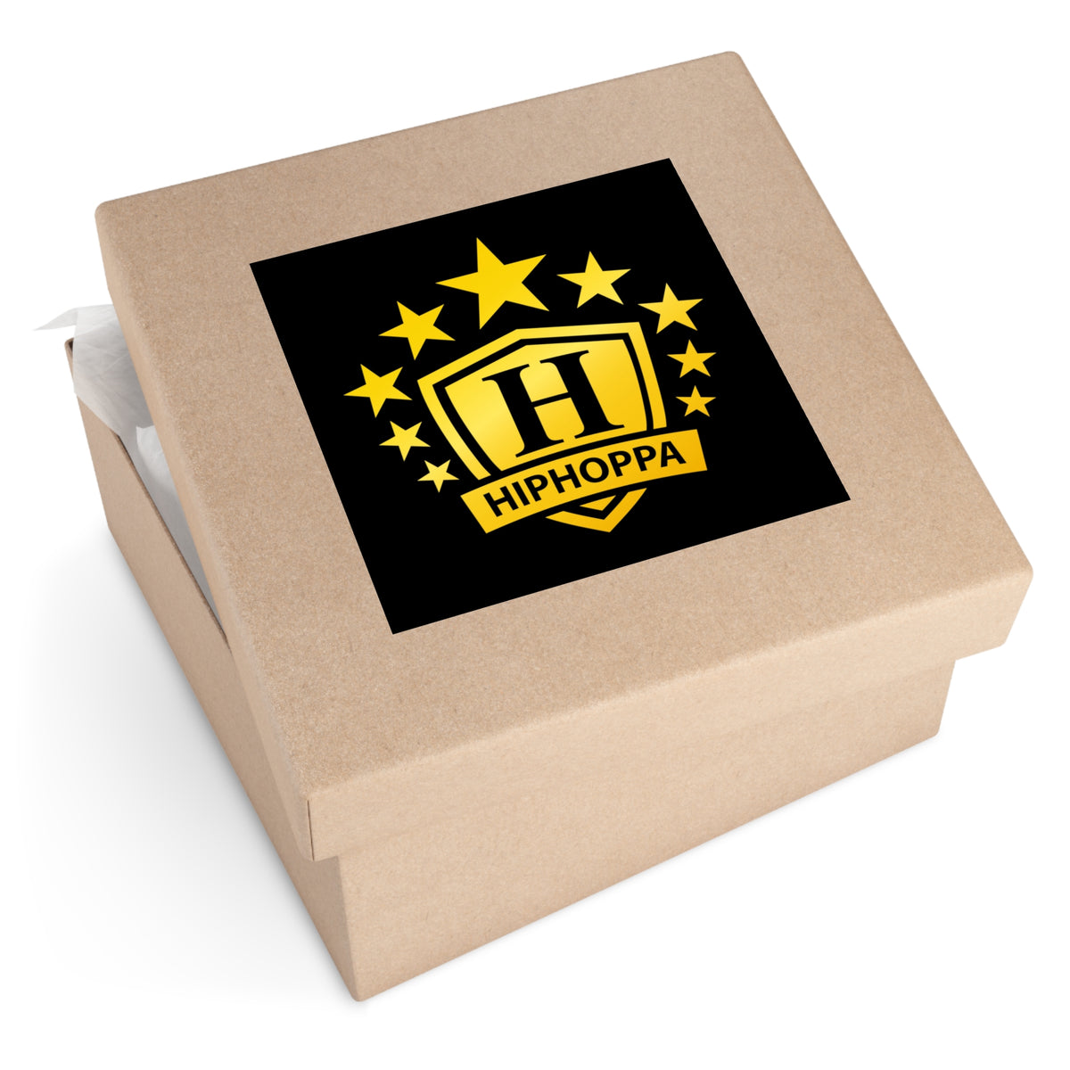 Square Hiphoppa Shield™ Vinyl Stickers, Indoor\Outdoor