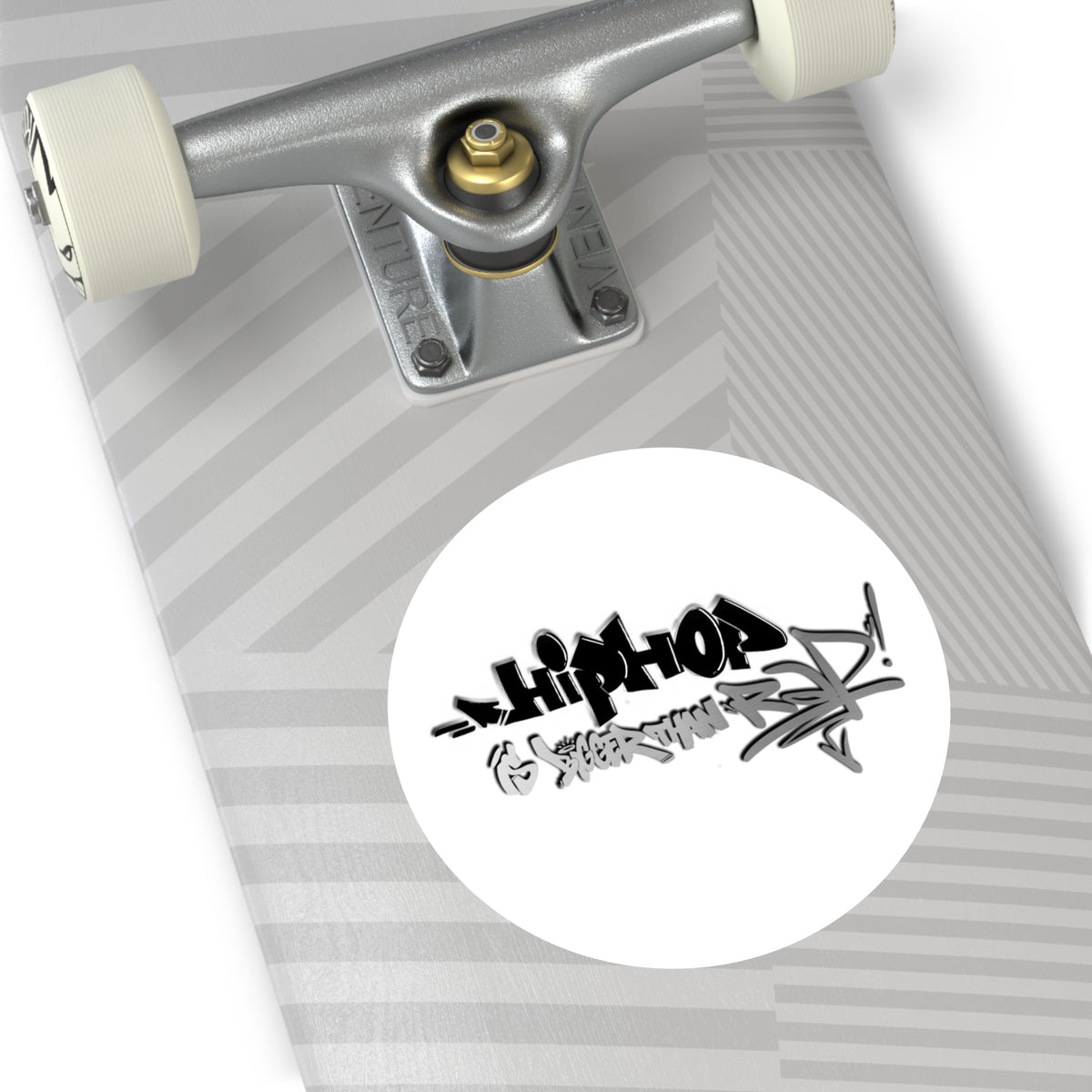 Hip Hop is Bigger than Rap! - Vinyl Sticker, Indoor\Outdoor