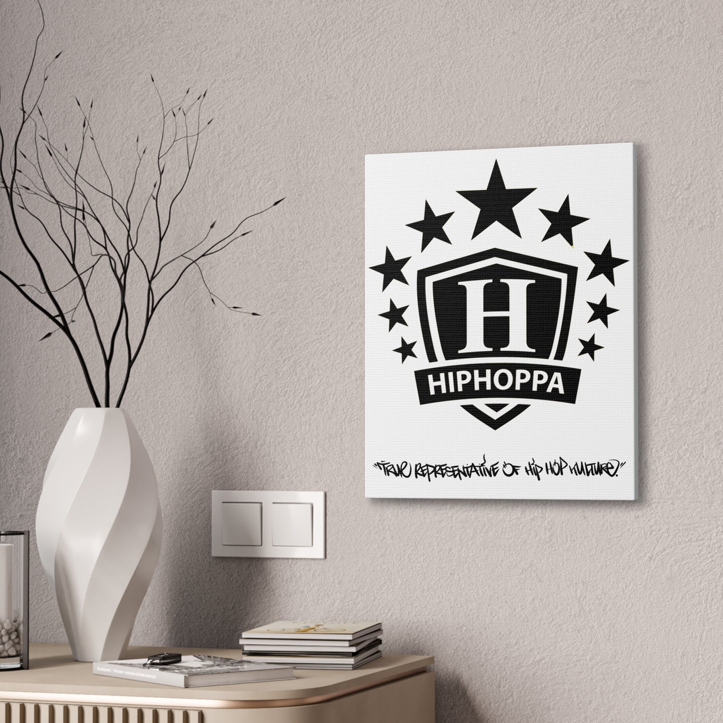Hiphoppa Shield™ - Canvas Stretched, 0.75"