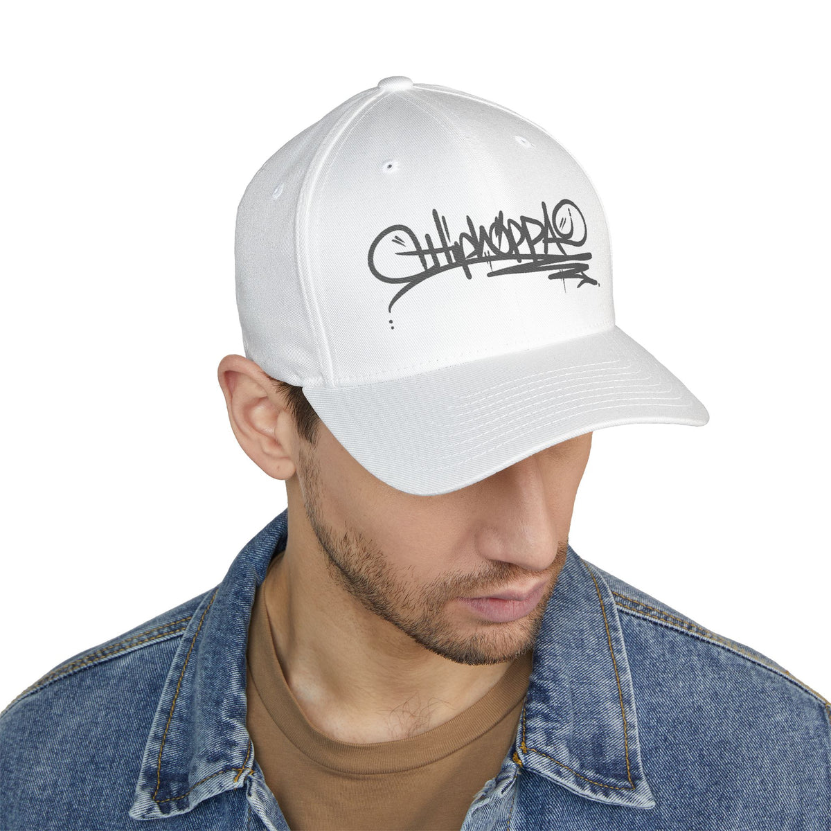Hiphoppa Tag™ White Closed-Back (Embroidery)
