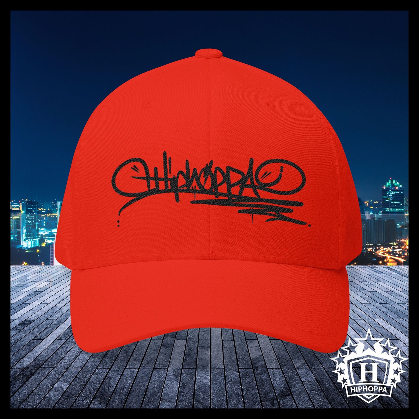 Hiphoppa Tag™ White Closed-Back (Embroidery)