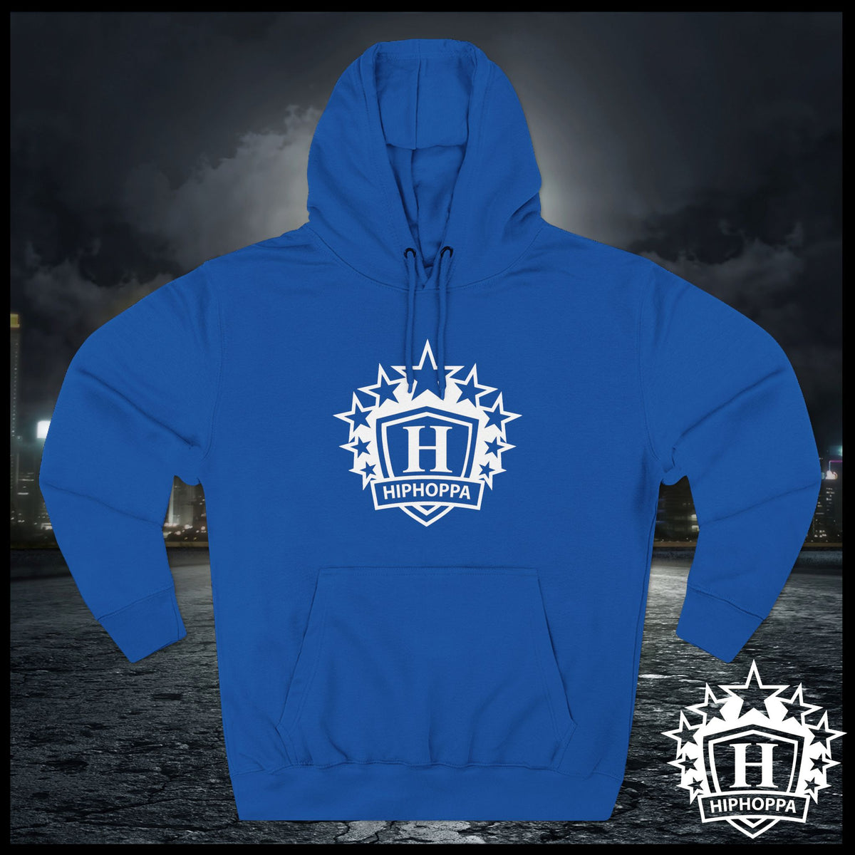 Hiphoppa Shield™ White Logo Hood