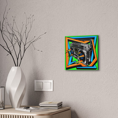 Boom Box - Canvas Stretched, 0.75"
