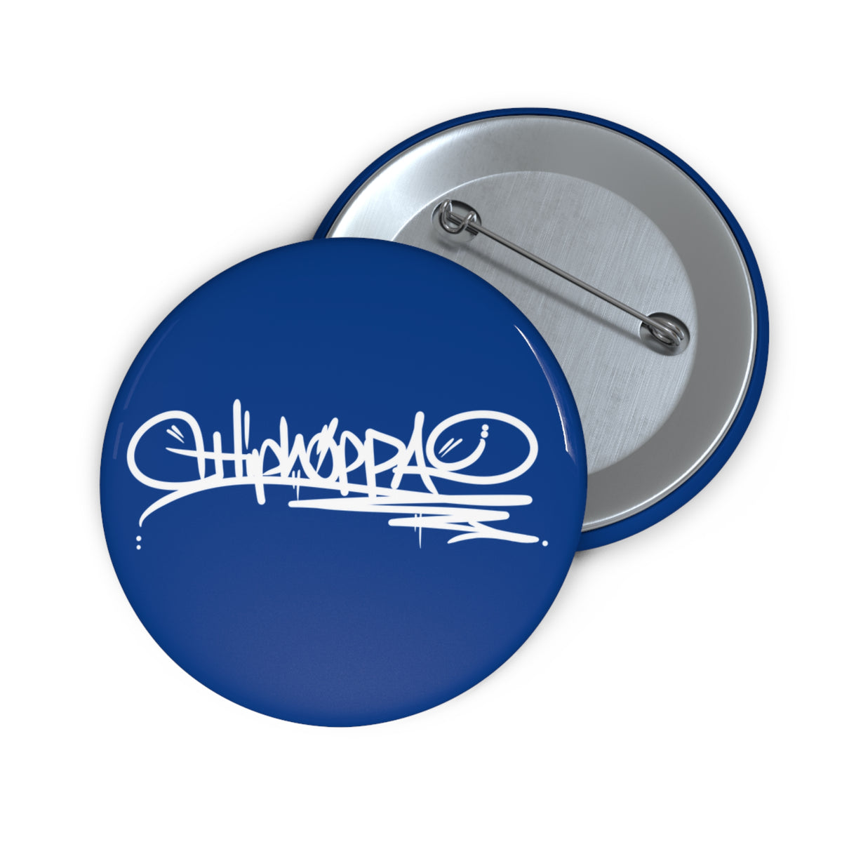 Blue with white Hiphoppa Tag™ Pin