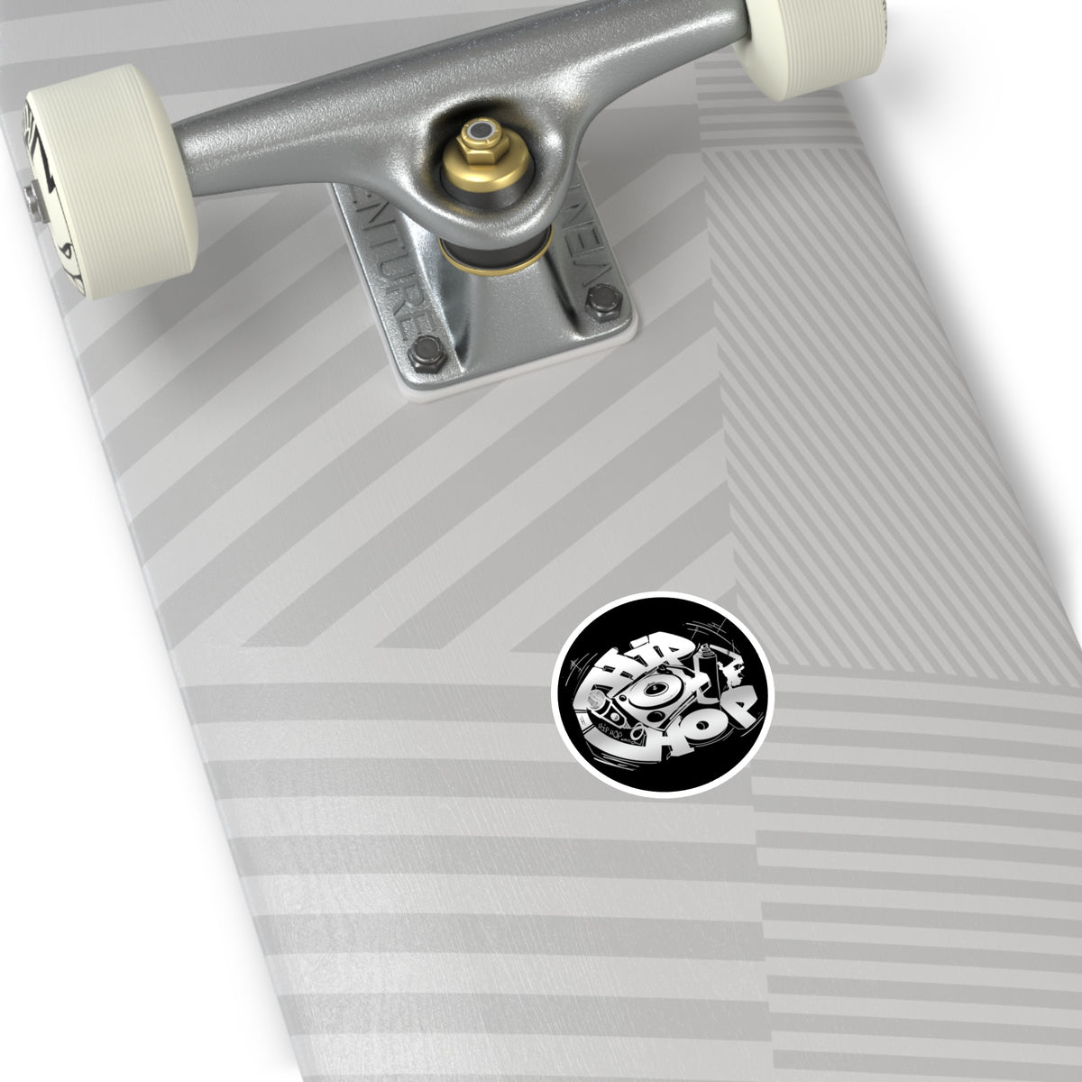 Round Hip Hop Nation Vinyl Sticker, Indoor\Outdoor