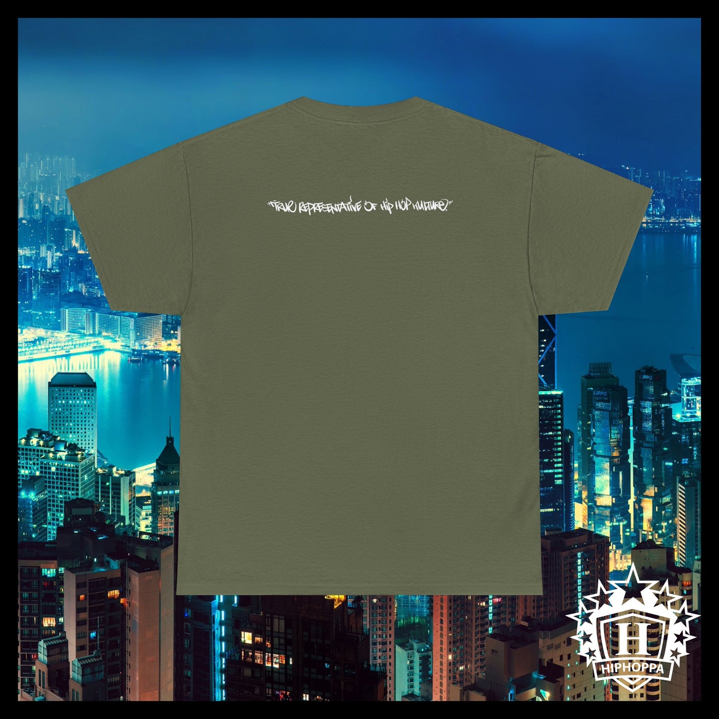 Hiphoppa Tag™ Heavy Cotton Tee, White Tag