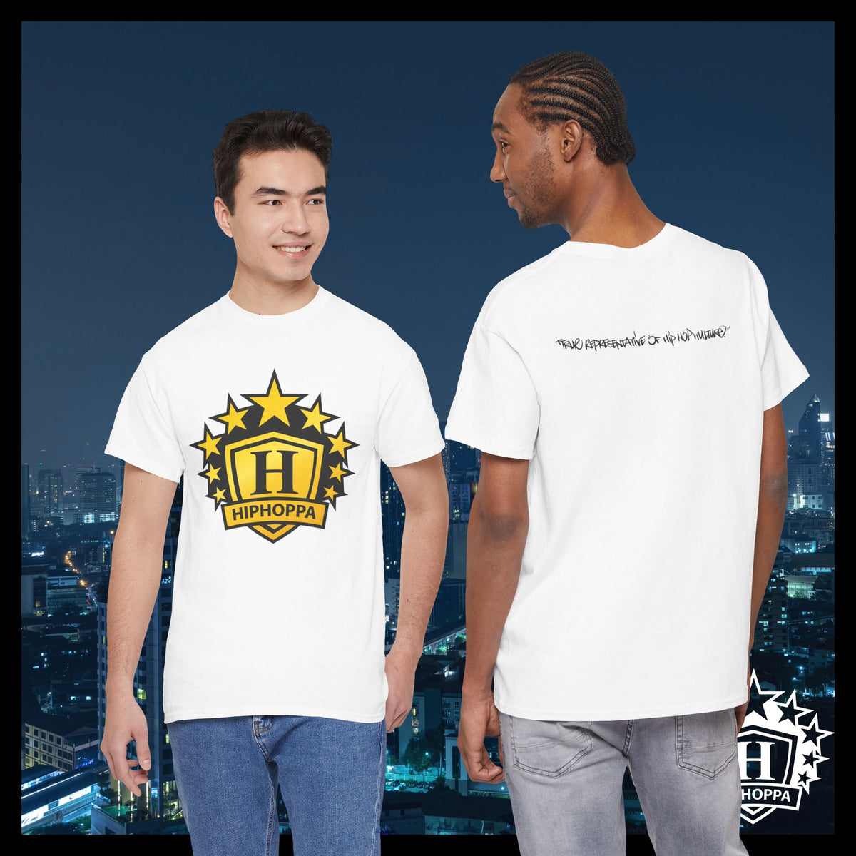 The Hiphoppa Shield™ Heavy Cotton Tee
