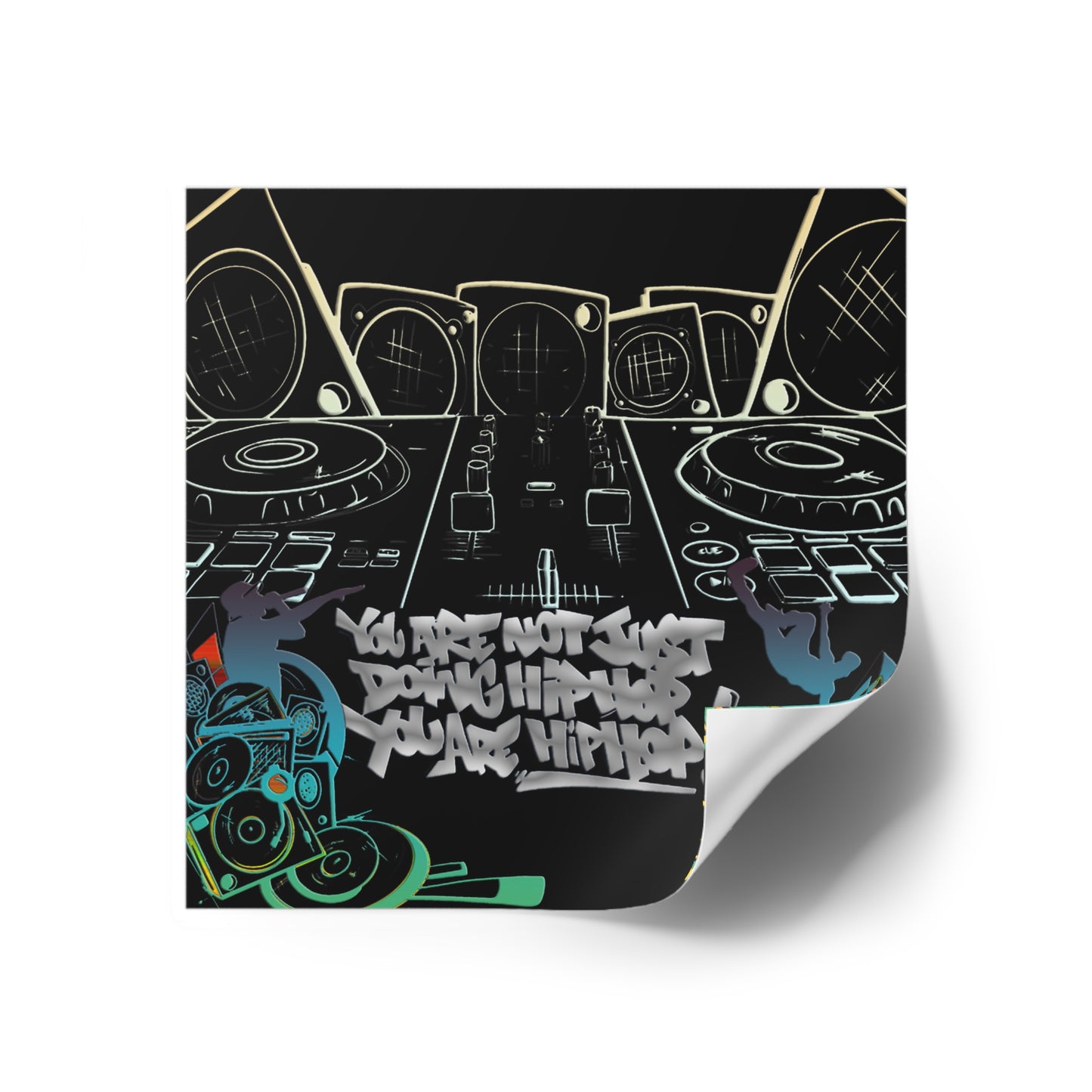 You are Hip Hop! Vinyl Stickers, Indoor\Outdoor