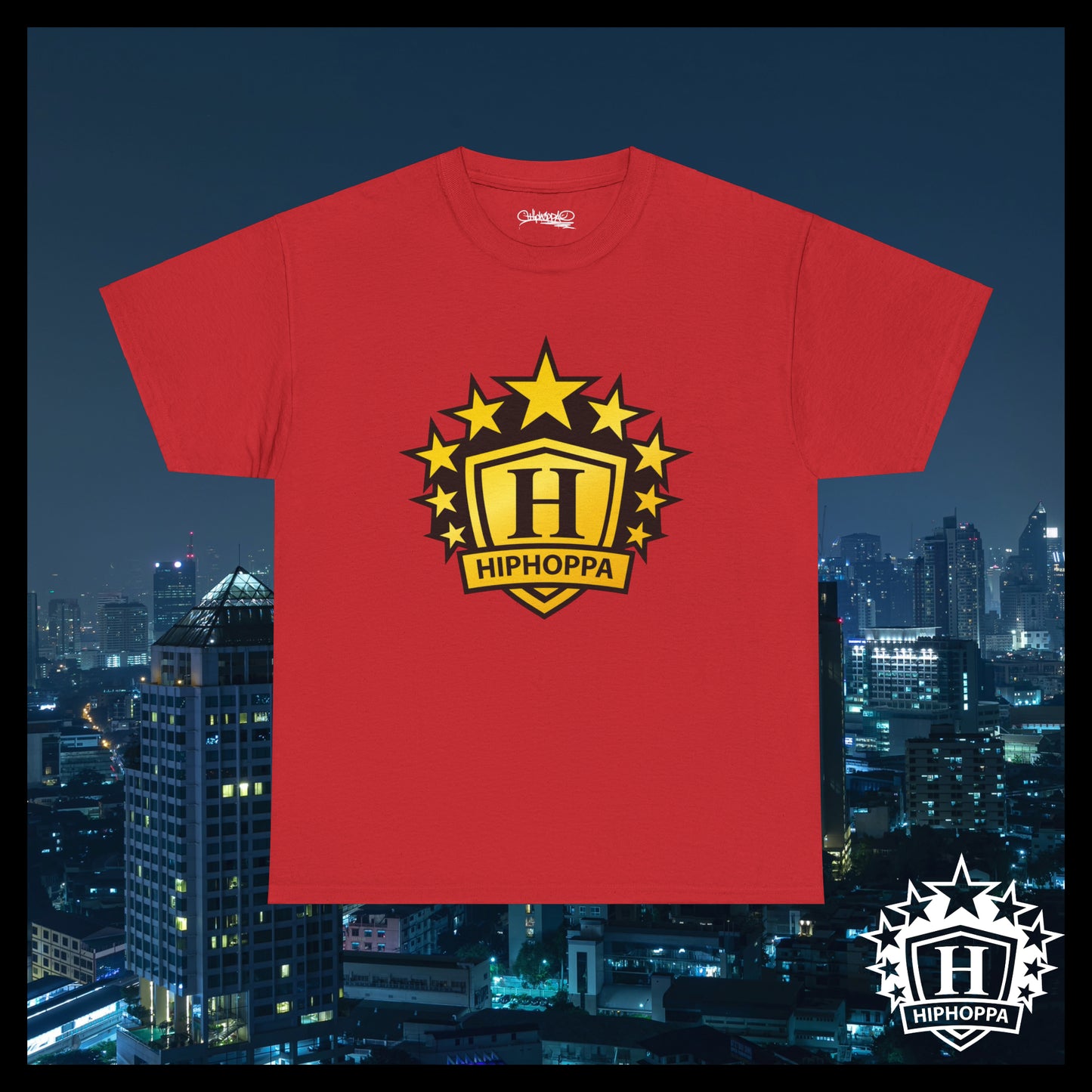 The Hiphoppa Shield™ Heavy Cotton Tee