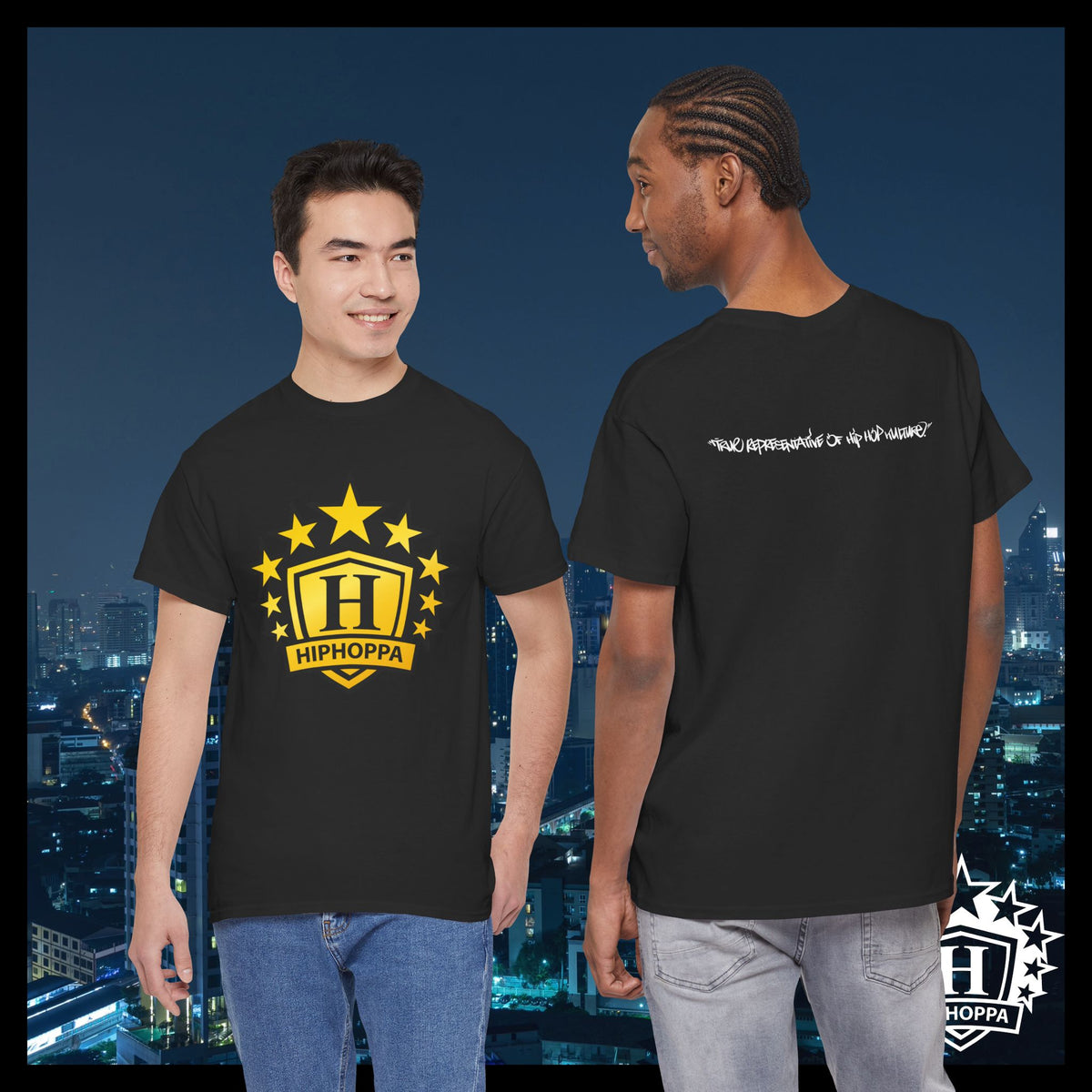 The Hiphoppa Shield™ Heavy Cotton Tee