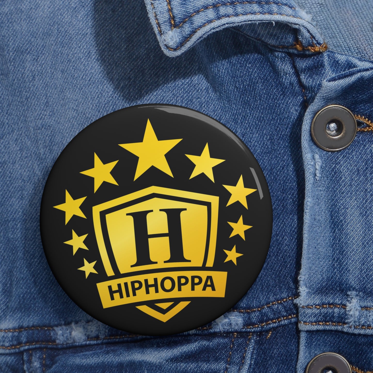 Black Hiphoppa Shield™ Pin