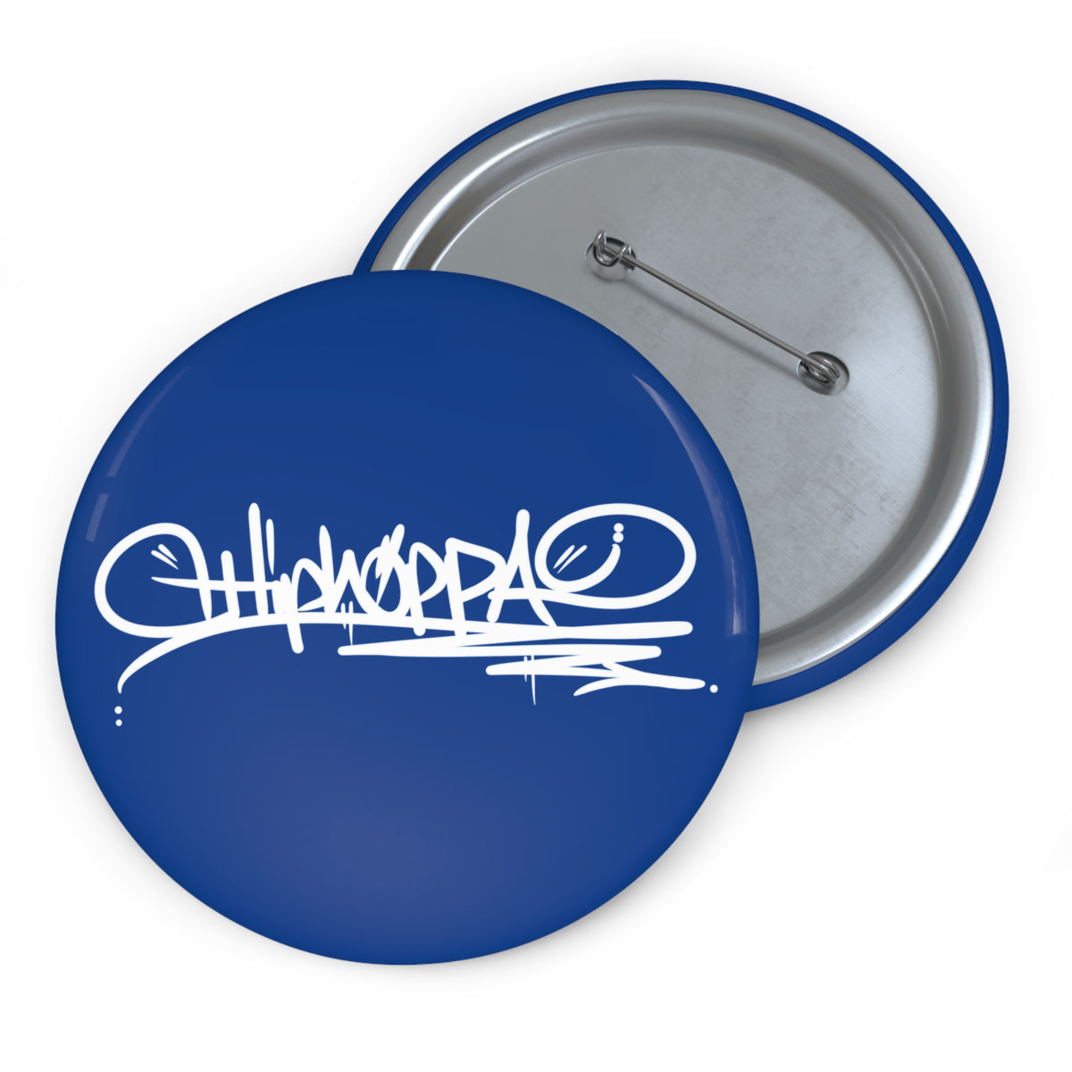 Blue with white Hiphoppa Tag™ Pin