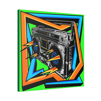 Boom Box - Canvas Stretched, 0.75"