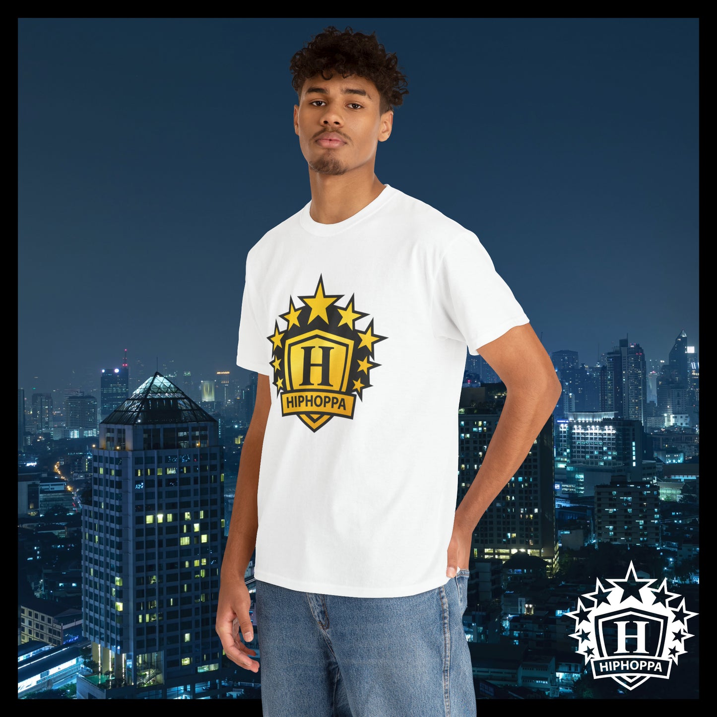 The Hiphoppa Shield™ Heavy Cotton Tee