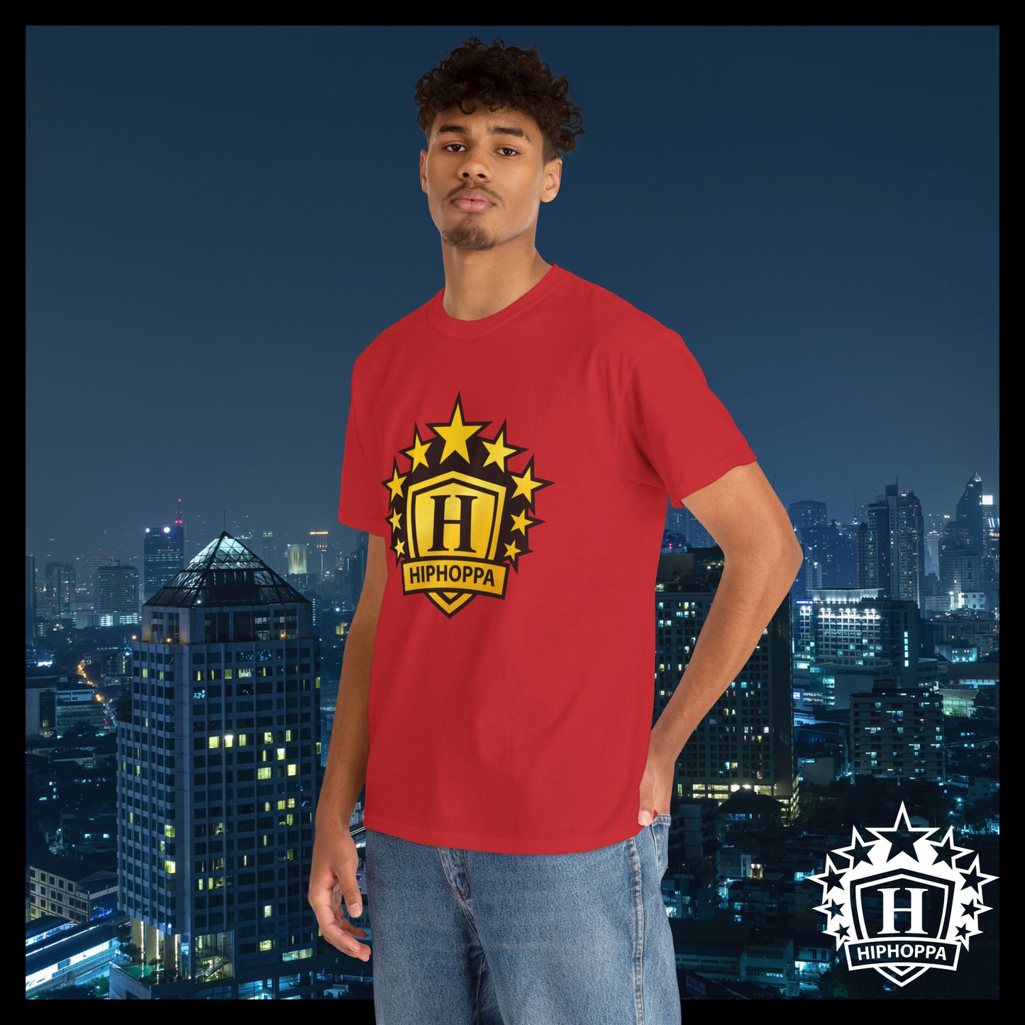 The Hiphoppa Shield™ Heavy Cotton Tee