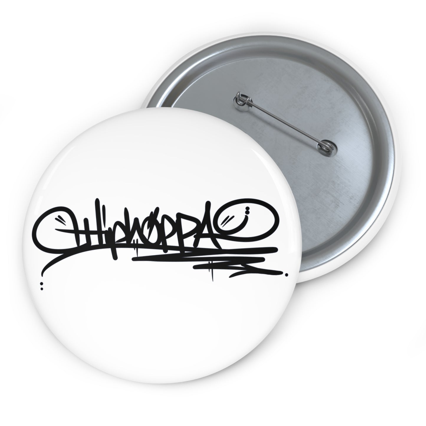 White with black Hiphoppa Tag™ Pin