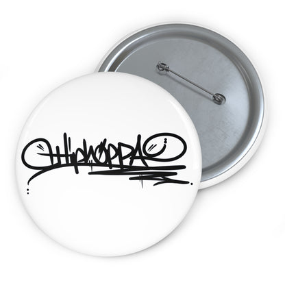 White with black Hiphoppa Tag™ Pin