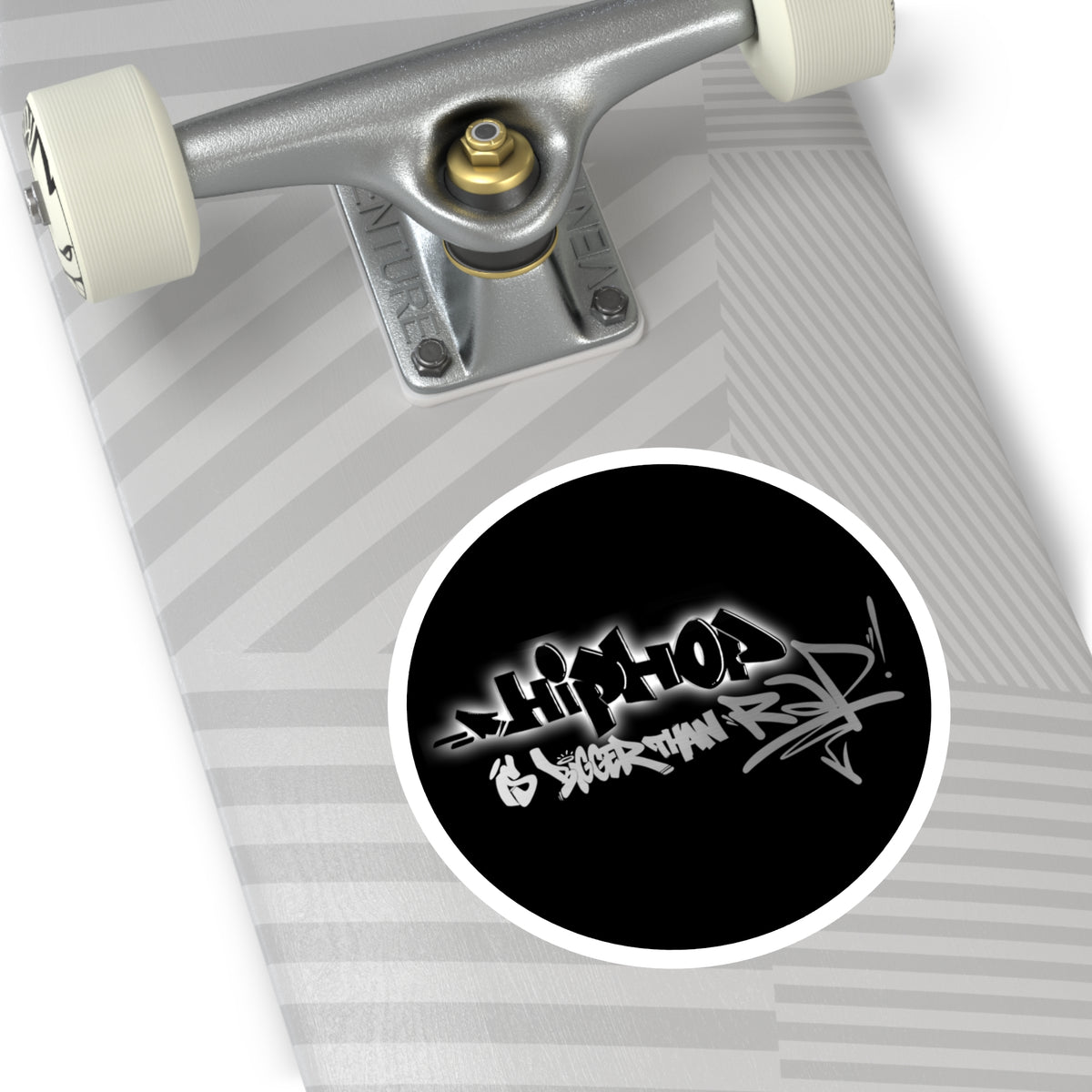 Hip Hop is Bigger than Rap! Vinyl Sticker, Indoor\Outdoor