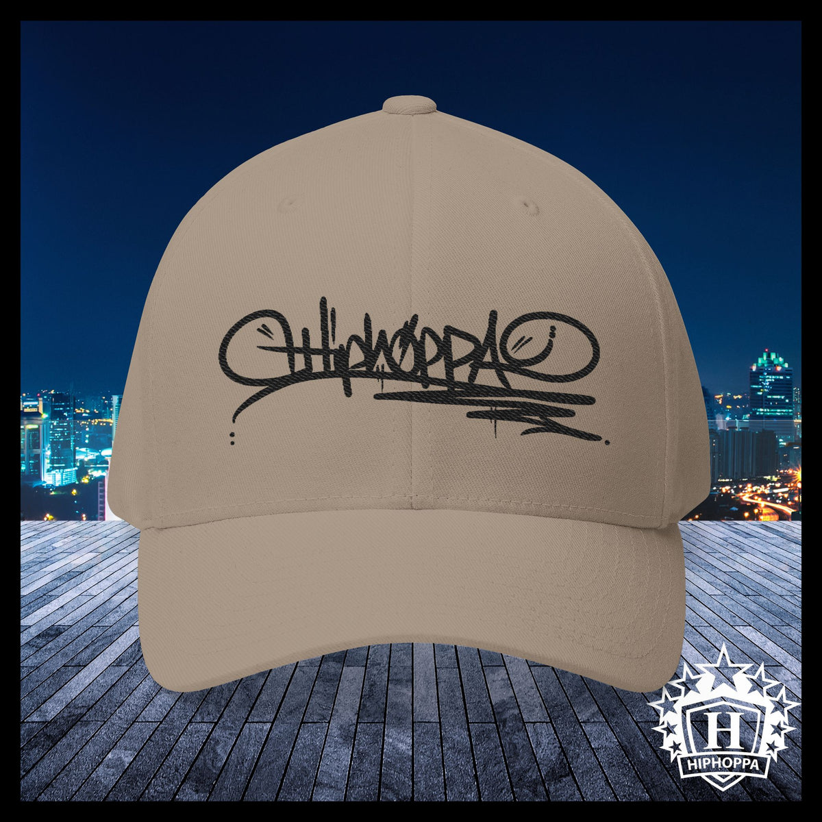 Hiphoppa Tag™ White Closed-Back (Embroidery)