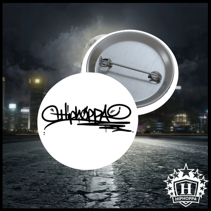 White with black Hiphoppa Tag™ Pin