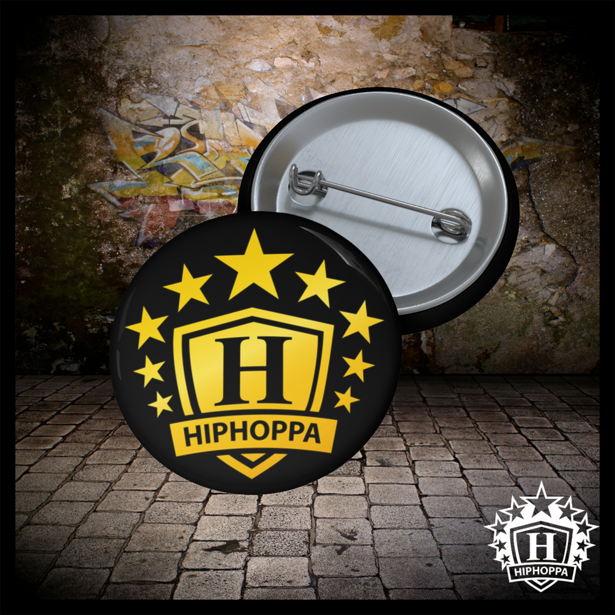 Black Hiphoppa Shield™ Pin