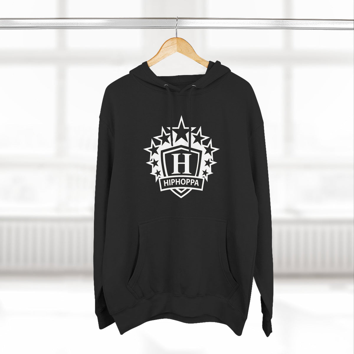 Hiphoppa Shield™ White Logo Hood