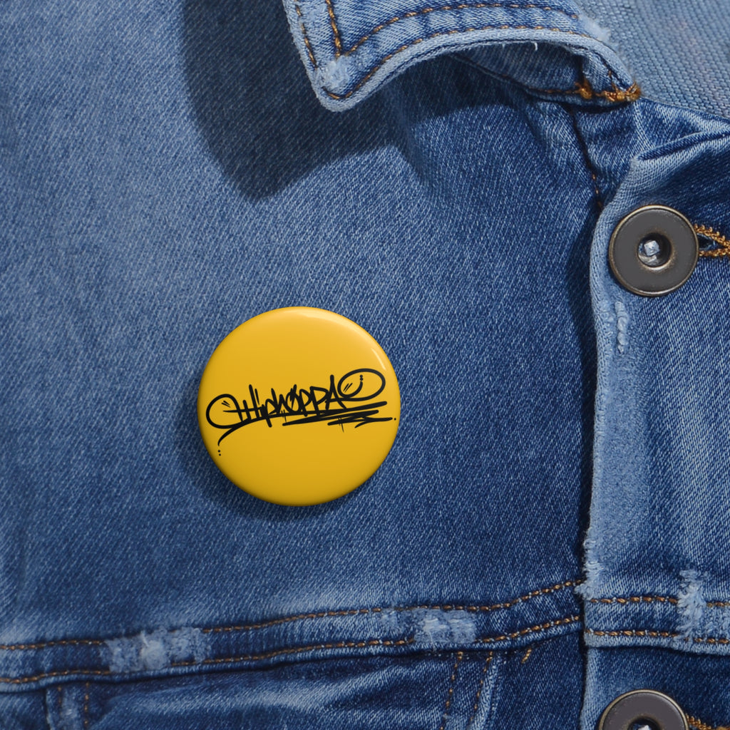 Gold with black, Hiphoppa Tag™ Pin