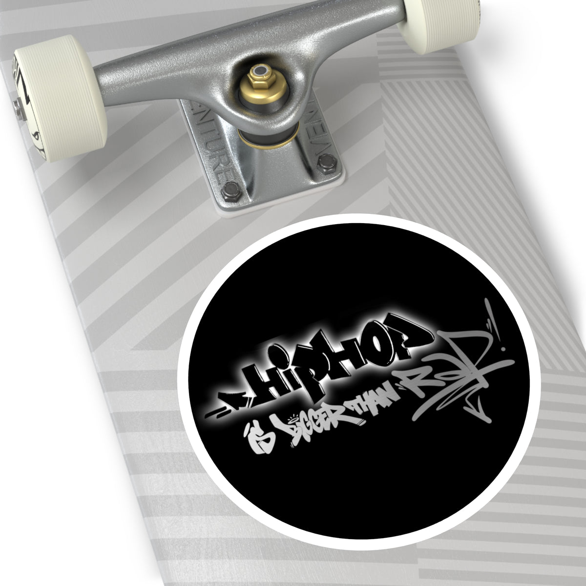 Hip Hop is Bigger than Rap! Vinyl Sticker, Indoor\Outdoor