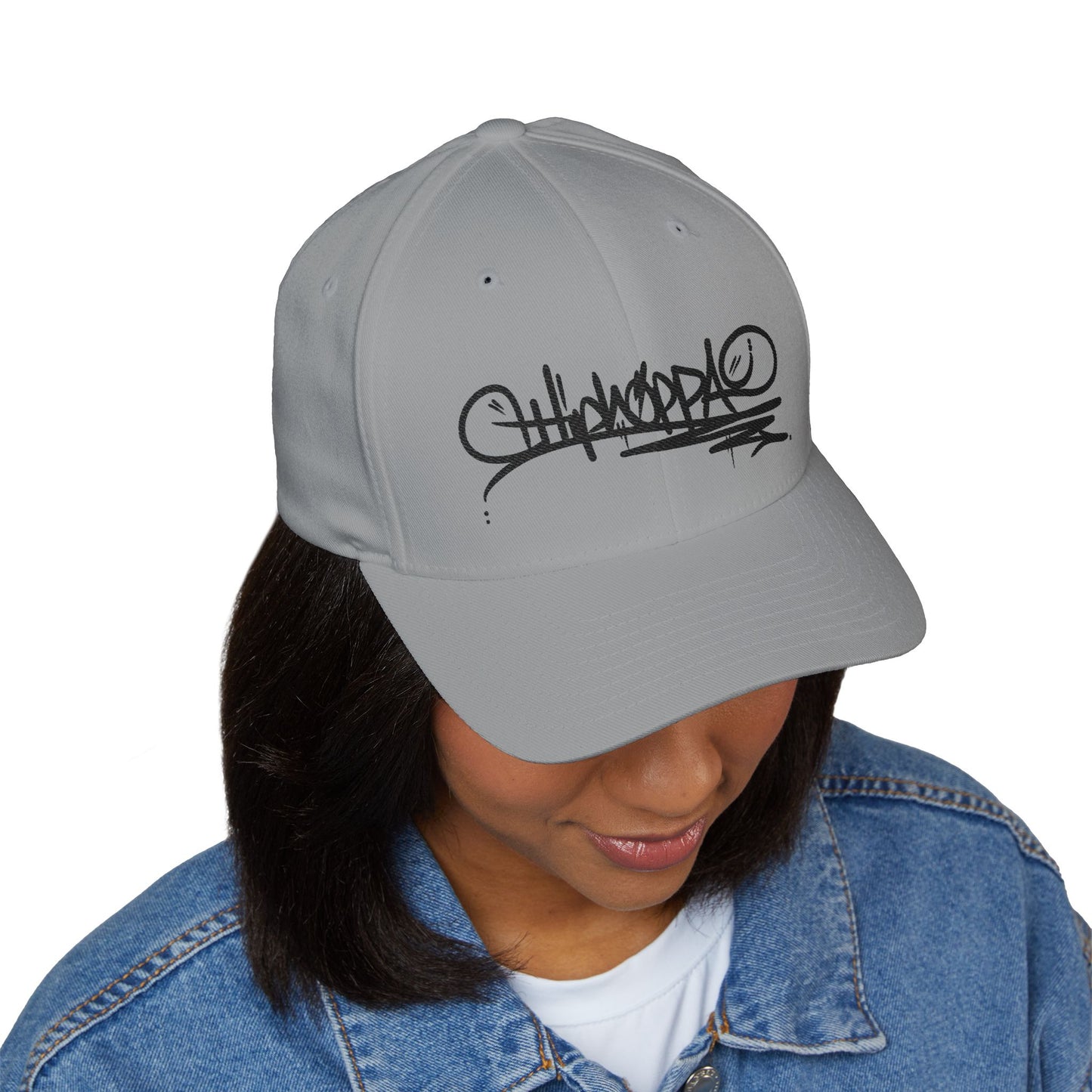 Hiphoppa Tag™ White Closed-Back (Embroidery)
