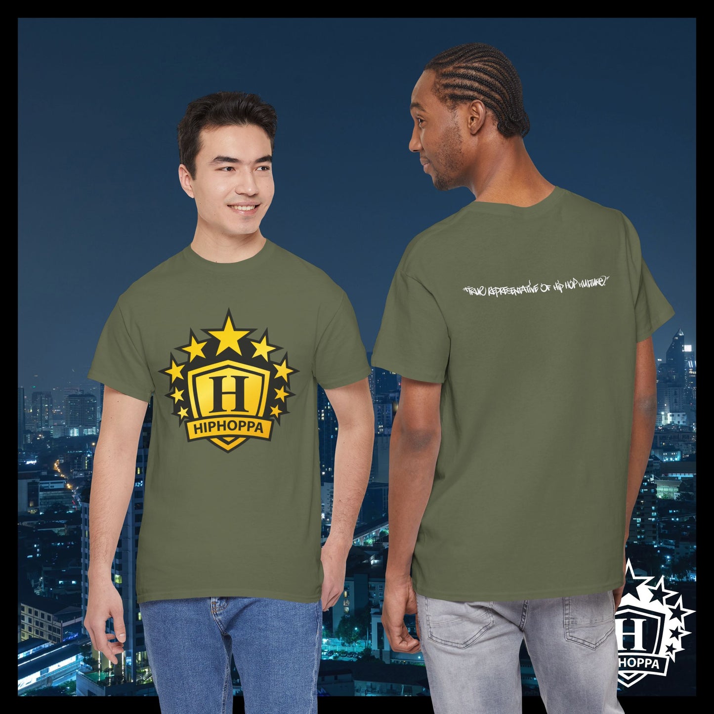 The Hiphoppa Shield™ Heavy Cotton Tee
