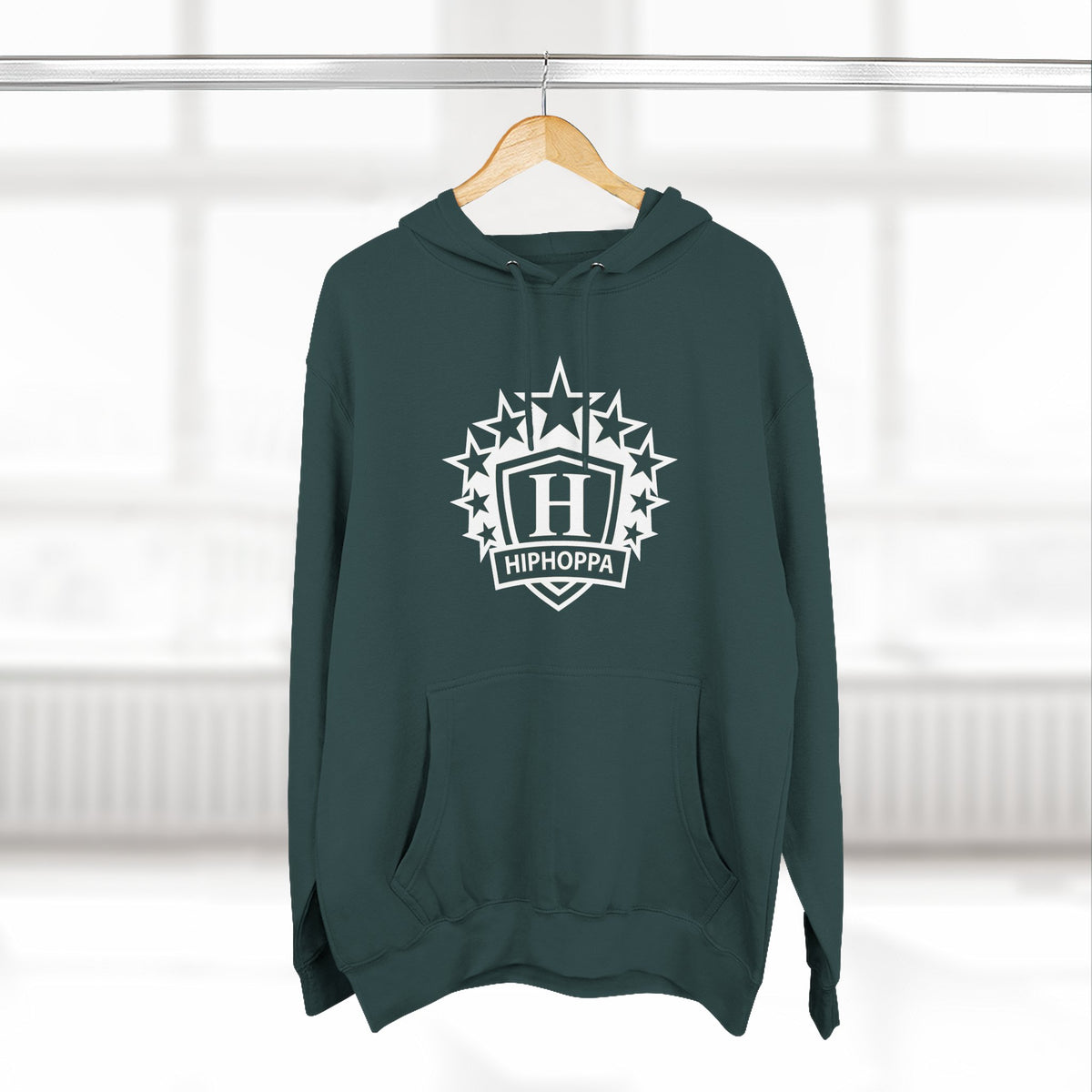 Hiphoppa Shield™ White Logo Hood
