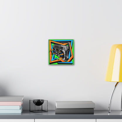 Boom Box - Canvas Stretched, 0.75"