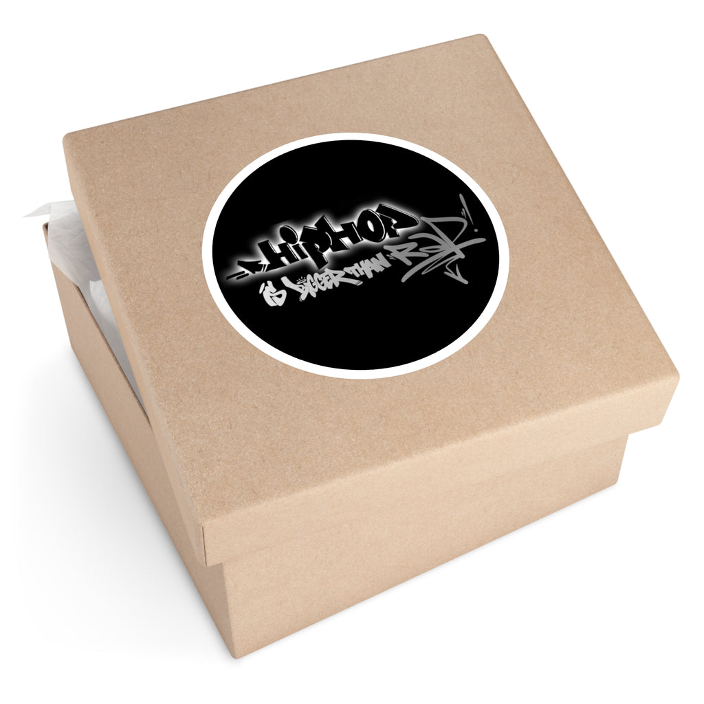 Hip Hop is Bigger than Rap! Vinyl Sticker, Indoor\Outdoor