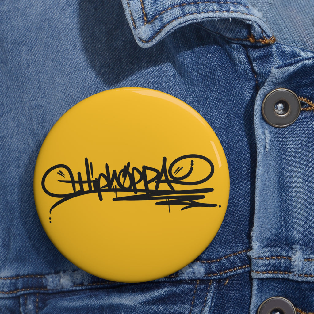 Gold with black, Hiphoppa Tag™ Pin