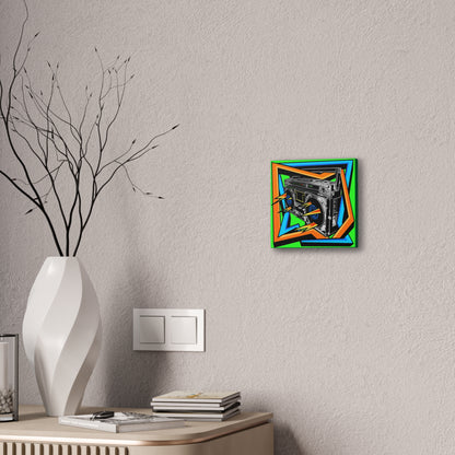 Boom Box - Canvas Stretched, 0.75"