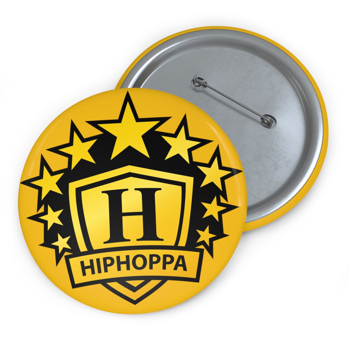 Gold Hiphoppa Shield Pin