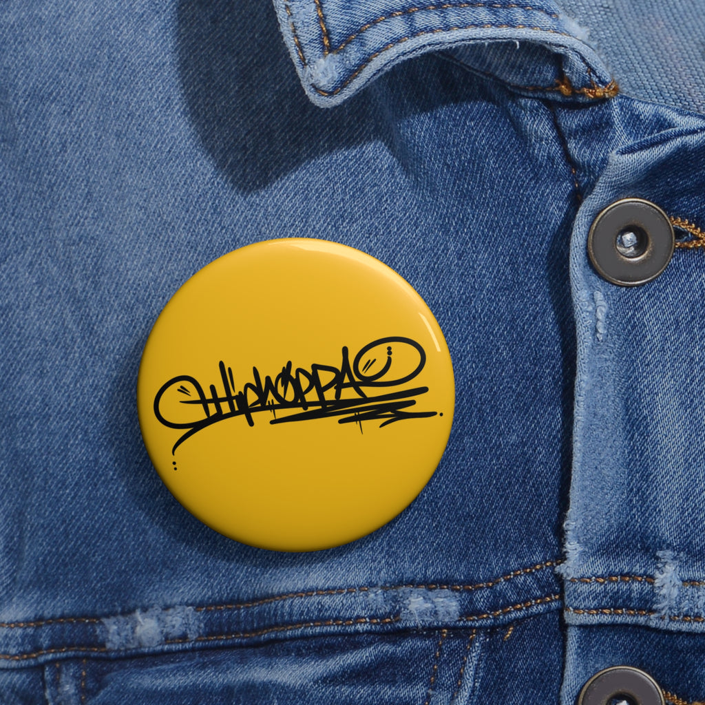 Gold with black, Hiphoppa Tag™ Pin
