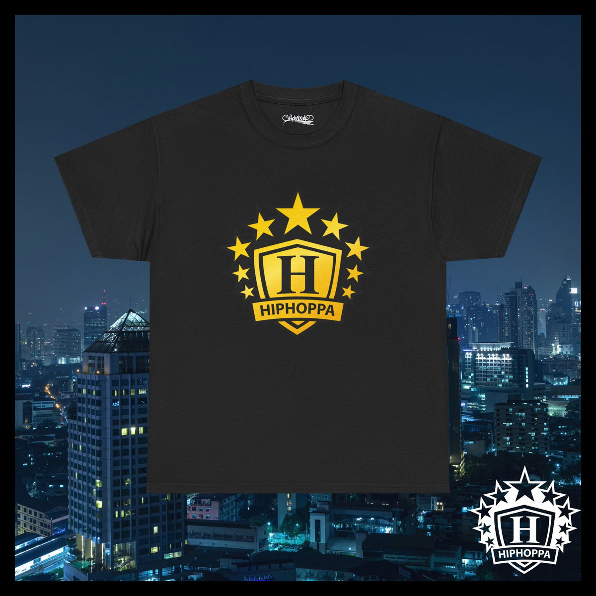 The Hiphoppa Shield™ Heavy Cotton Tee