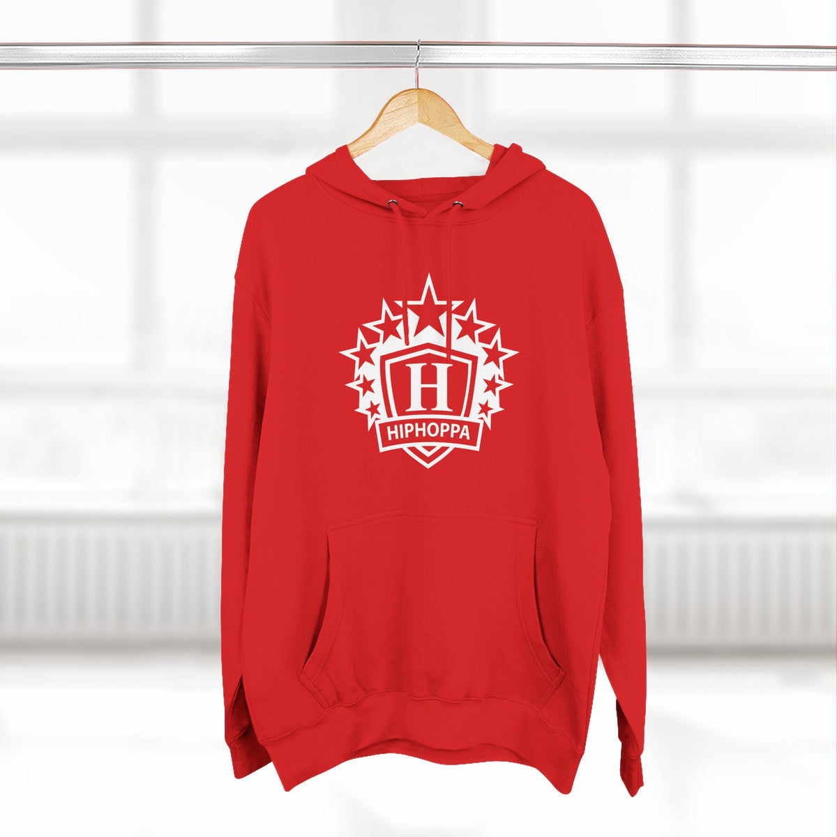 Hiphoppa Shield™ White Logo Hood