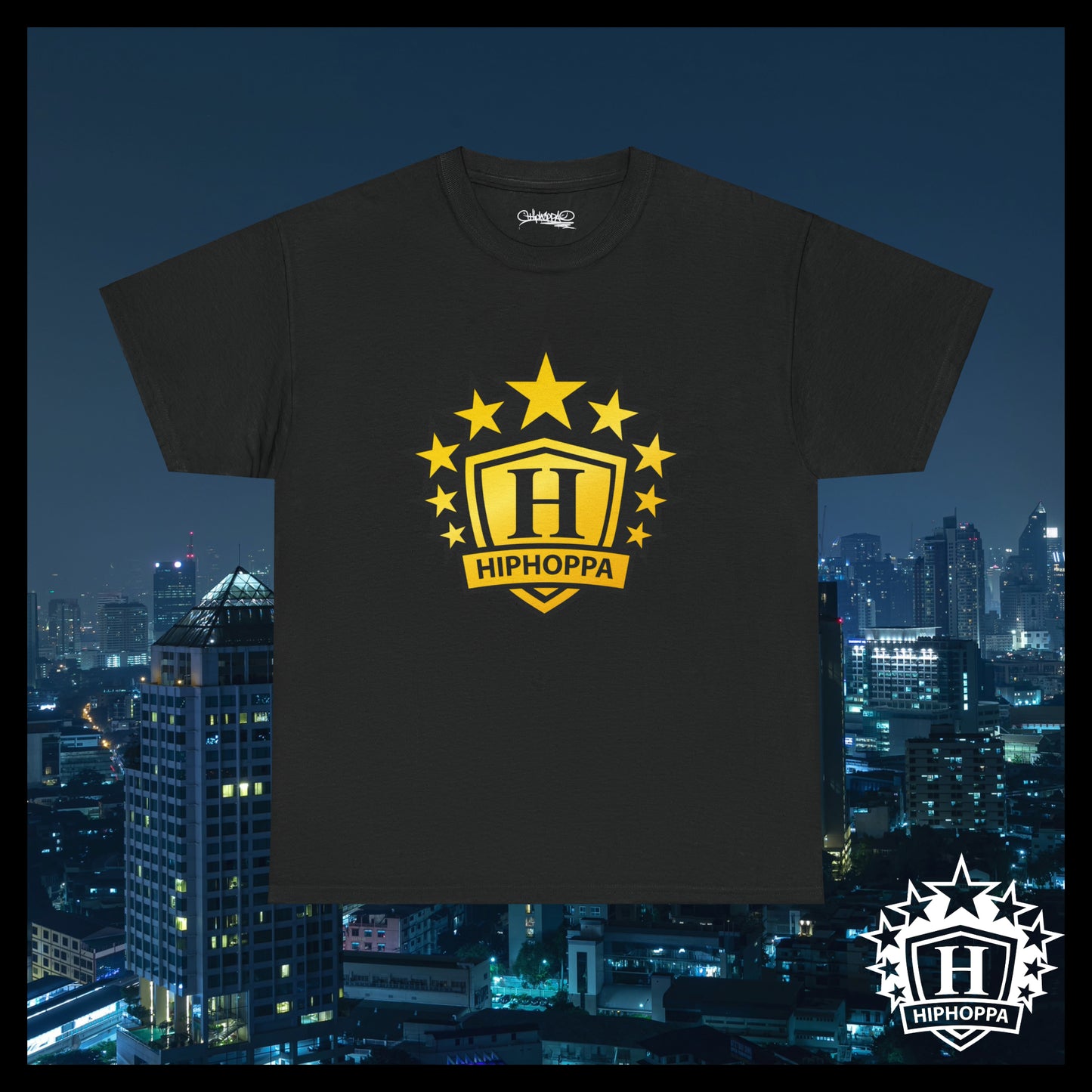 The Hiphoppa Shield™ Heavy Cotton Tee