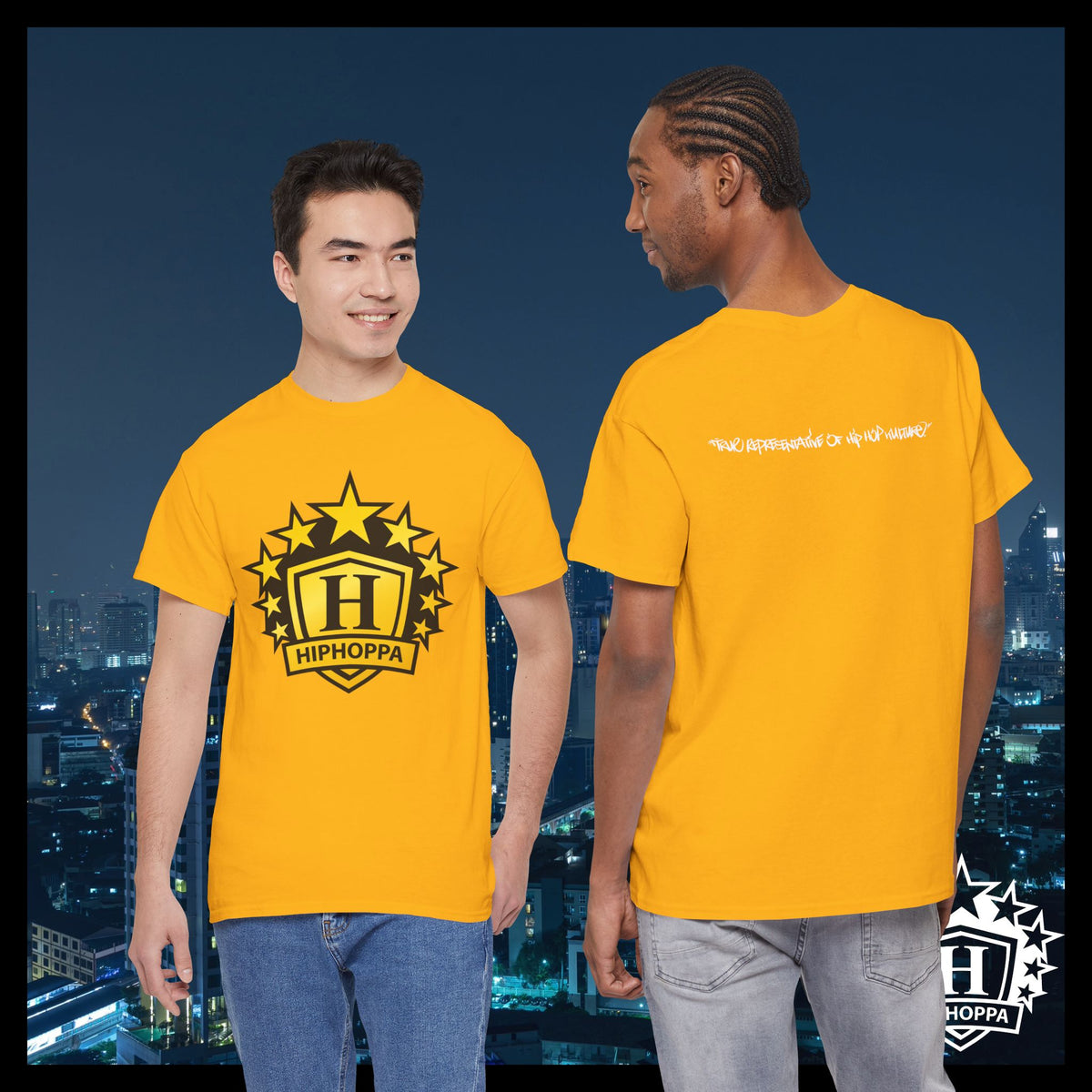 The Hiphoppa Shield™ Heavy Cotton Tee