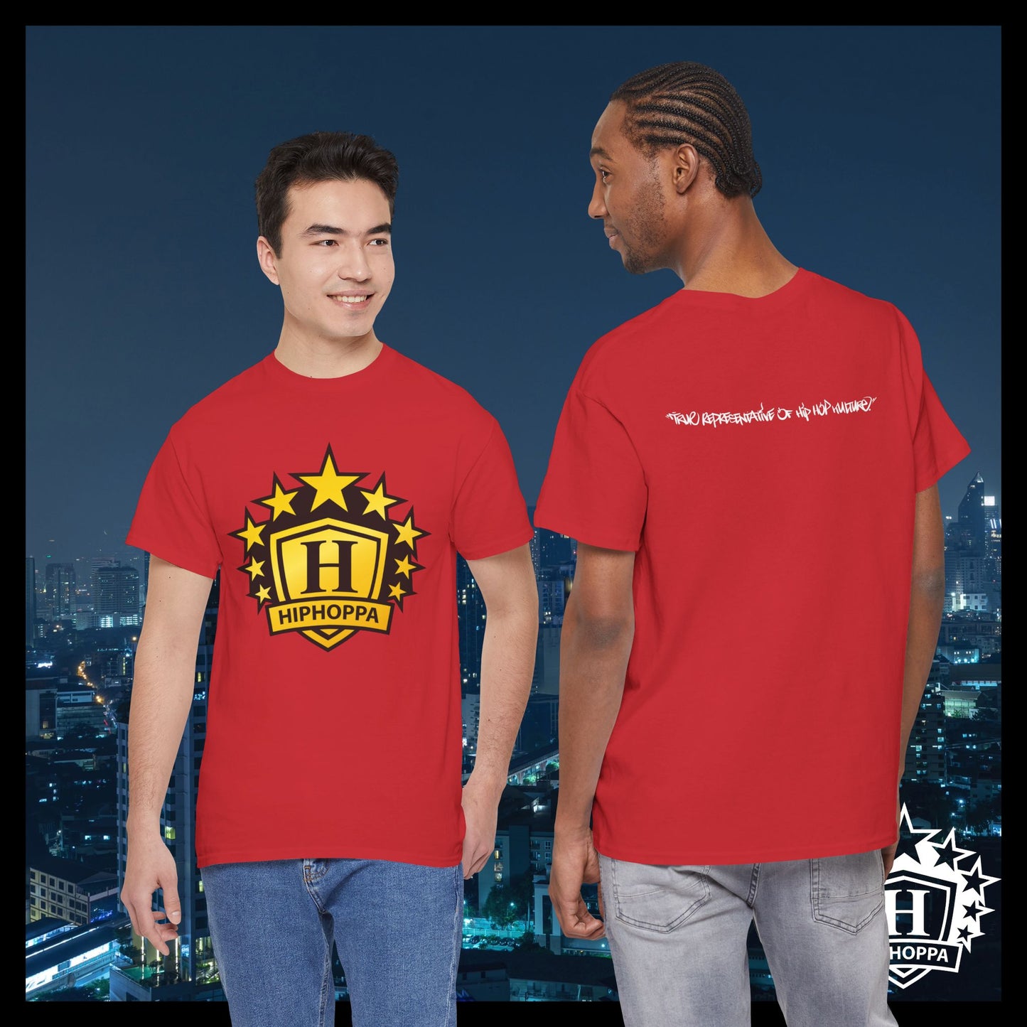The Hiphoppa Shield™ Heavy Cotton Tee